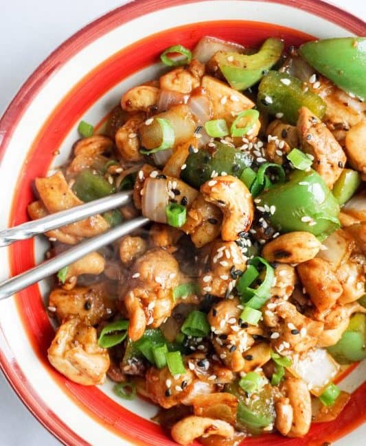 easy cashew chicken vertical final