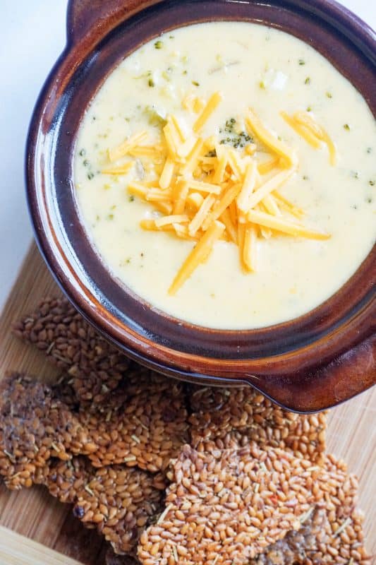 keto broccoli cheese soup final