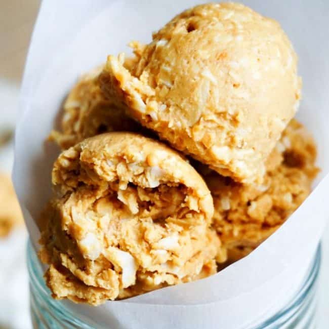 No Bake Peanut Butter Cookies