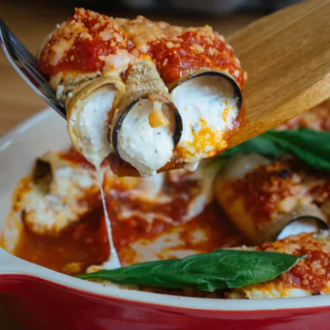 Eggplant Manicotti