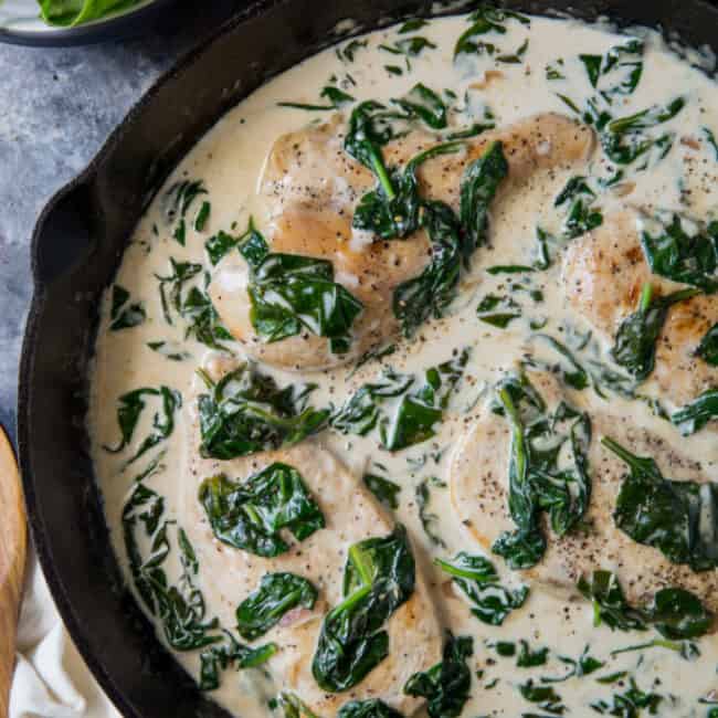 chicken florentine