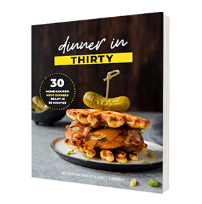 Dinner in 30 Keto Recipe eBook