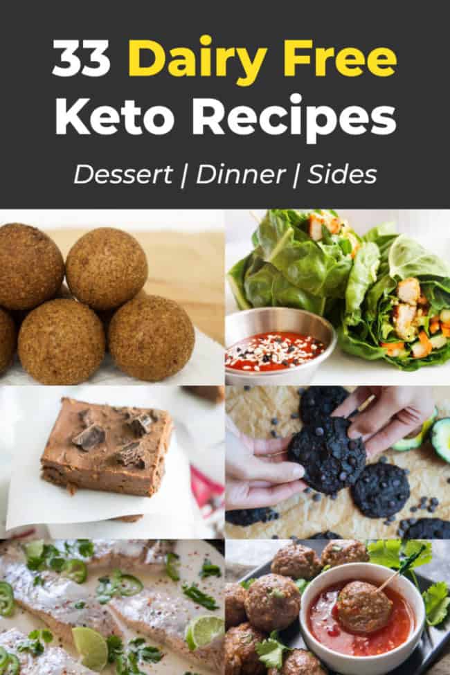 recipes that do not use dairy and are low carb