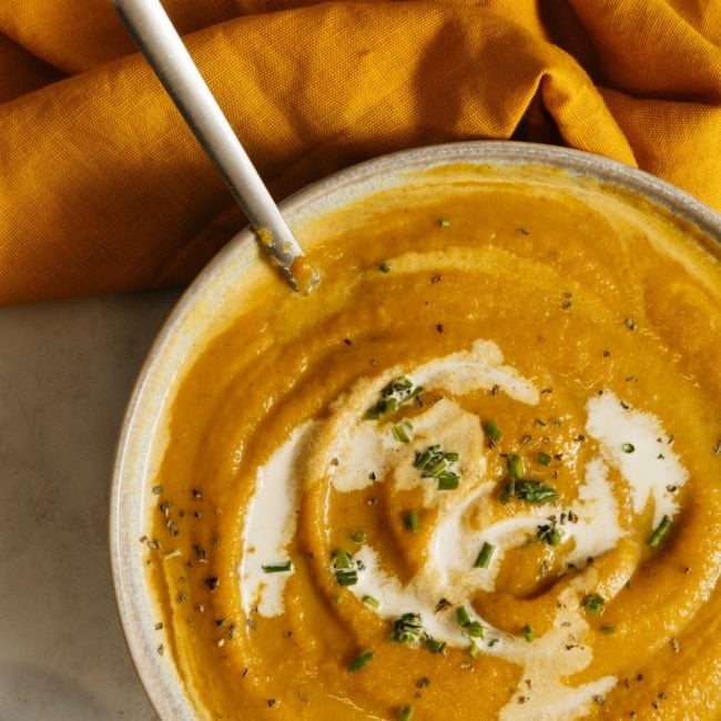 keto butternut squash soup recipe