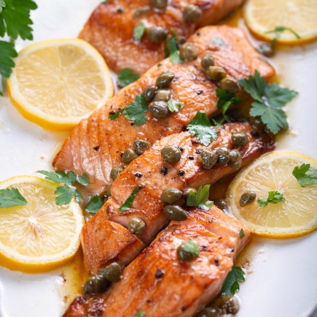 pan fried salmon